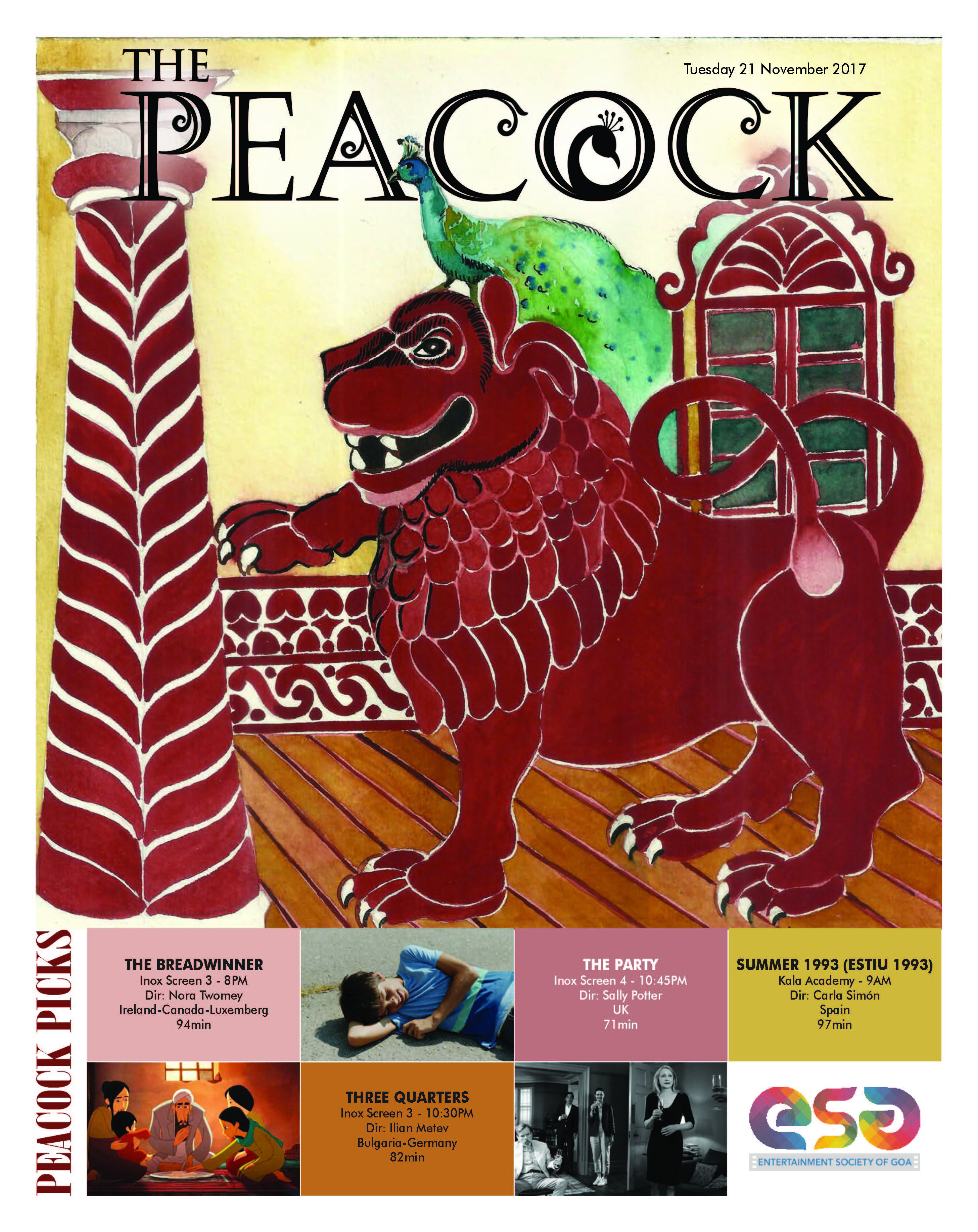 The Peacock - Issue 2 - 21-11-2017 image