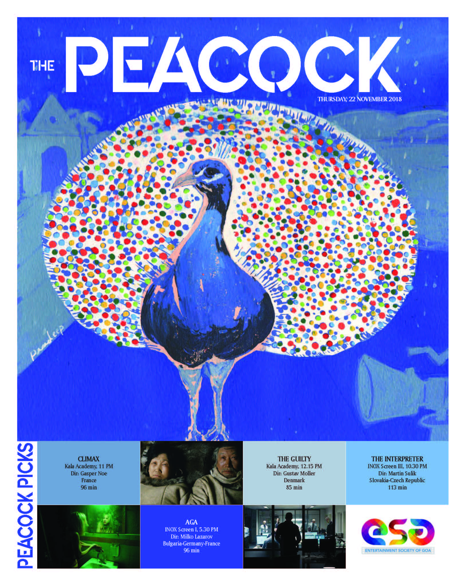 The Peacock - Issue 3 - 22-11-2018 image