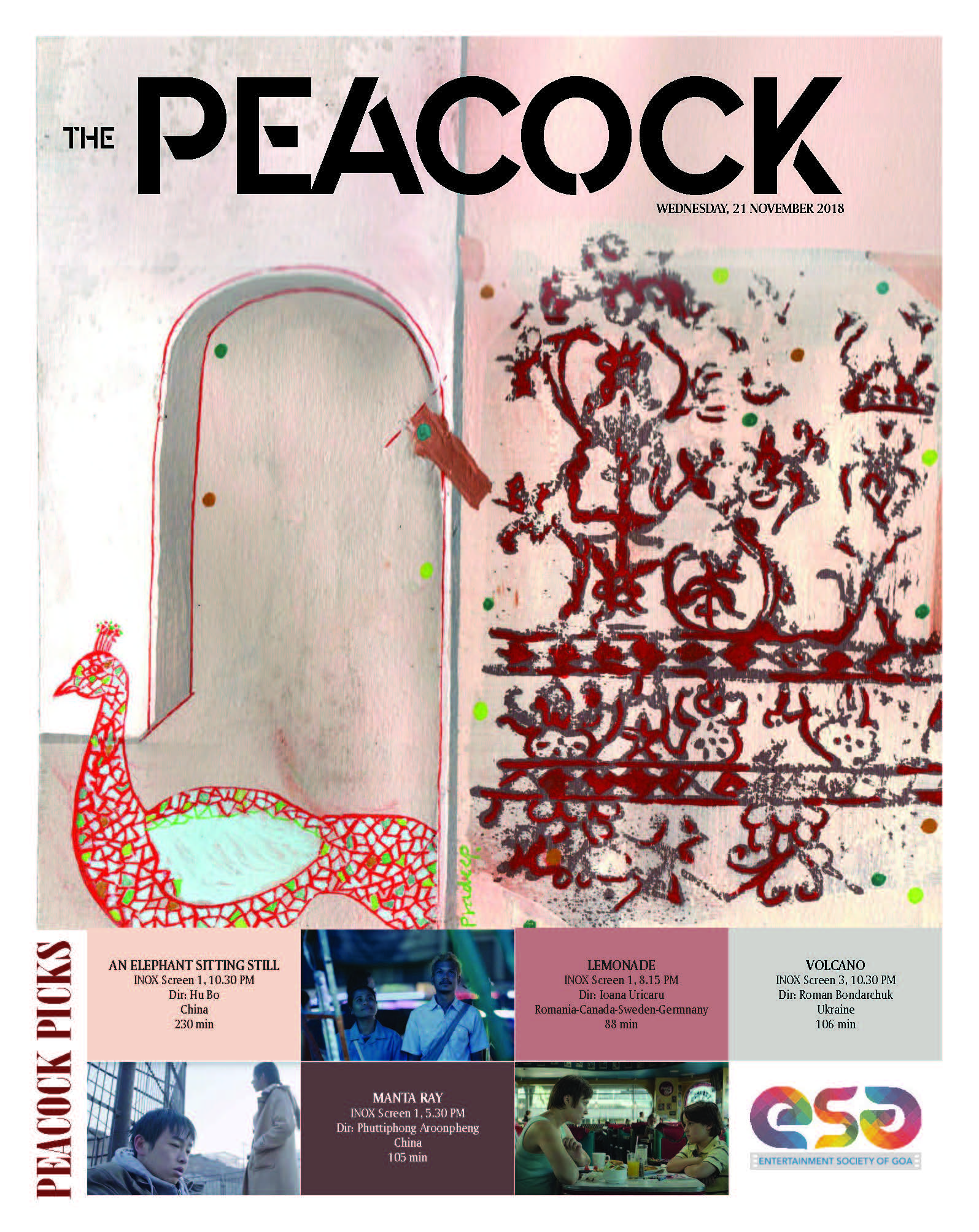 The Peacock - Issue 2 - 21-11-2018 image